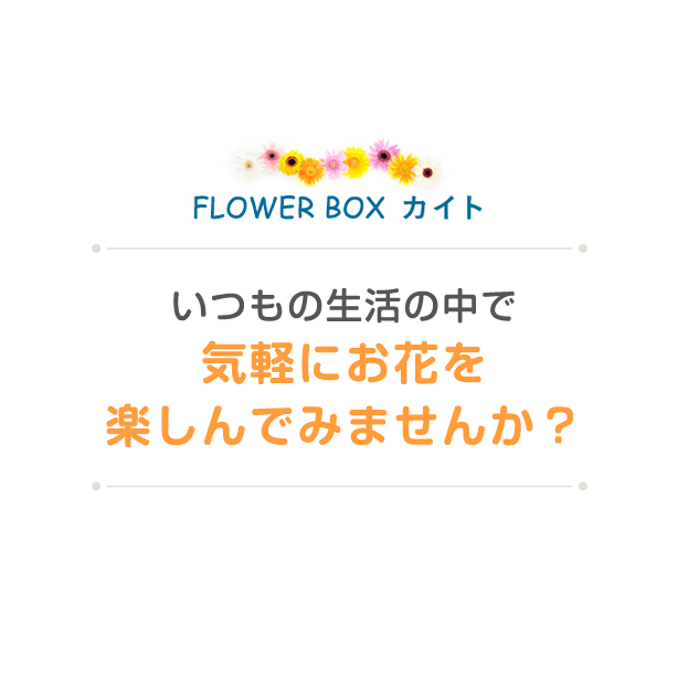 FLOWERBOXカイト